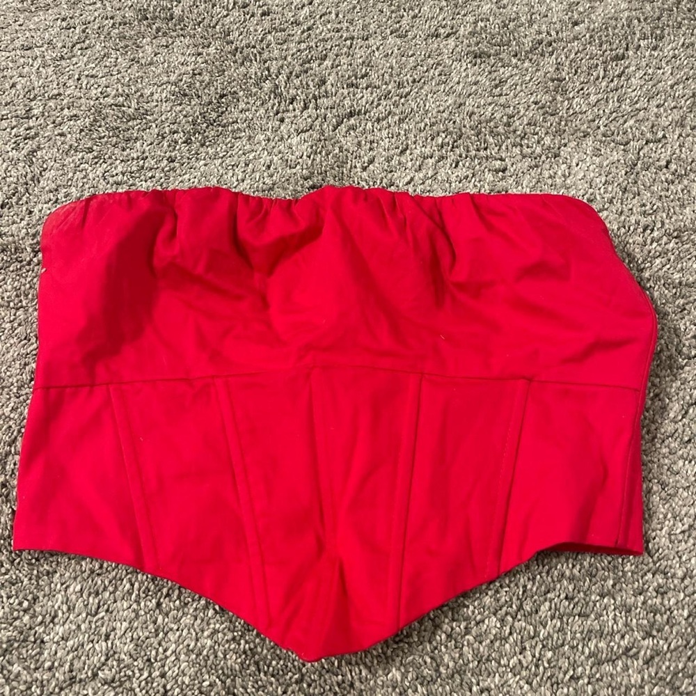 Princess Polly red corset (size 4)